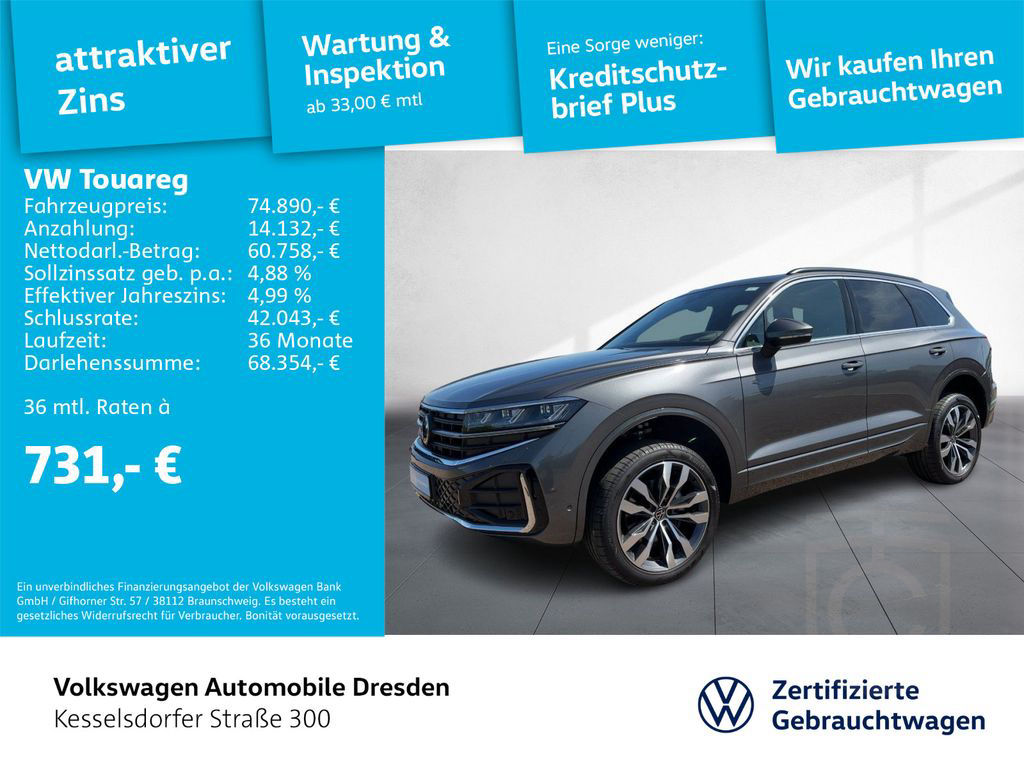 Volkswagen Touareg 3.0 TDI DSG 4M R-Line AHZV LED Navi ACC