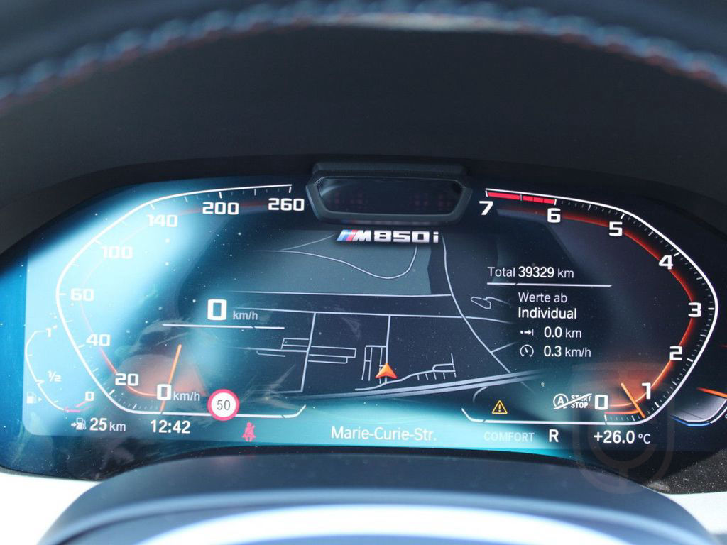 BMW M850i x Cabrio Standheiz. Soft-Close B/W Laser