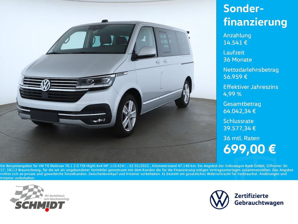 Volkswagen T6 Multivan T6.1 2.0 TDI Highl.4x4 NP: 110.434