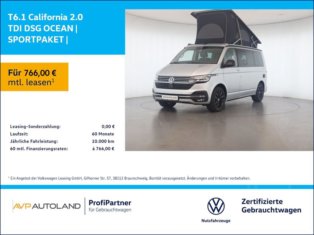 Volkswagen T6.1 California 2.0 TDI DSG OCEAN | SPORTPAKET |
