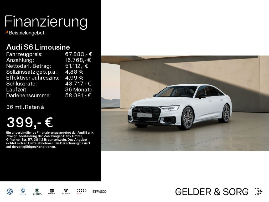 Audi S6 Limousine qu. AHK*RFK*LED*Navi*Virtual*B&O