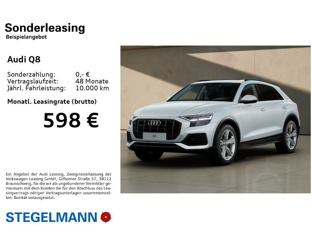Audi Q8 45 TDI qu. Tiptr. Pano*AHK*Memory*21Z*Navi