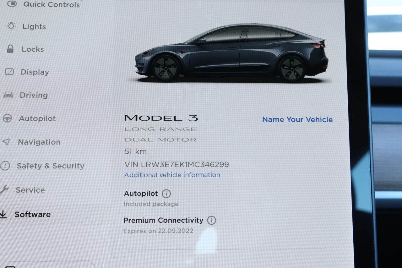 Tesla Model 3/LR/AWD/MID 2021/IHNED