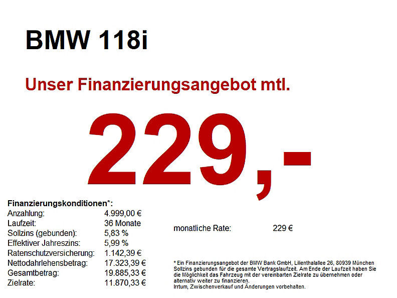 BMW 118i Hatch