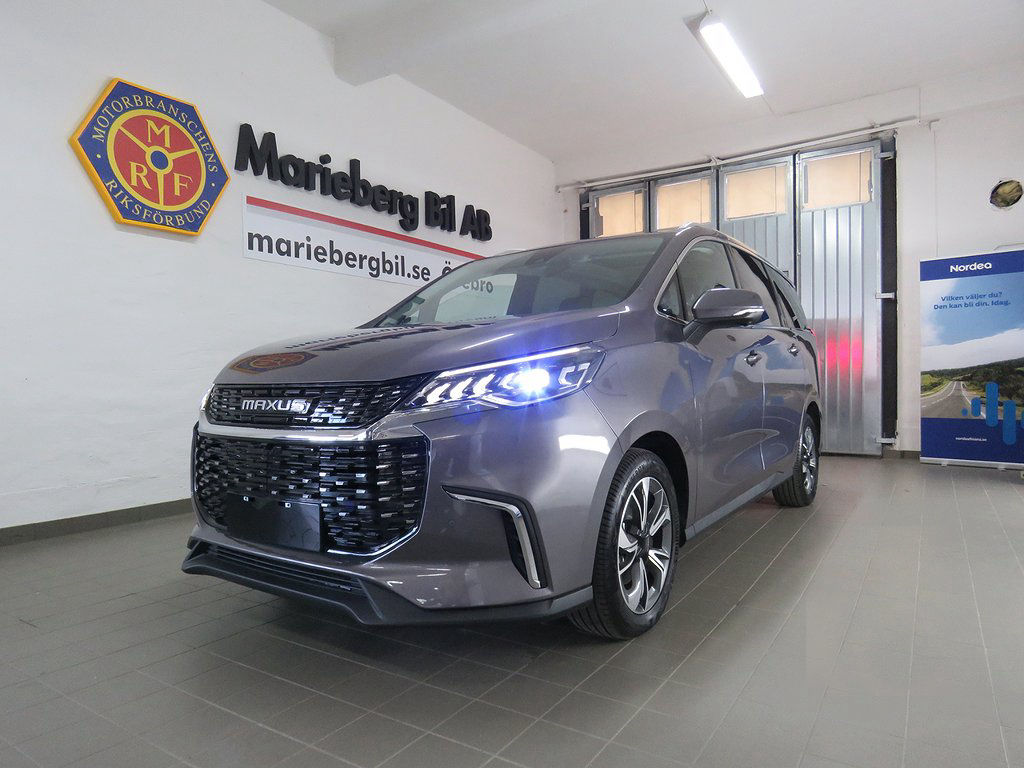 Maxus Euniq 7-Sitsig MPV 100% El-drift 356km Räckvidd WLTP