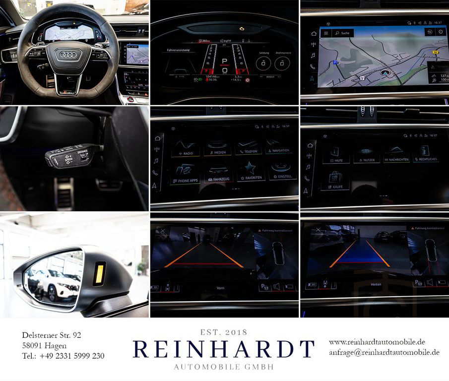 Audi RS6 AVANT ALL-BLACK 22Z./ACC/HuD/PANO/RS-AGA/B&O