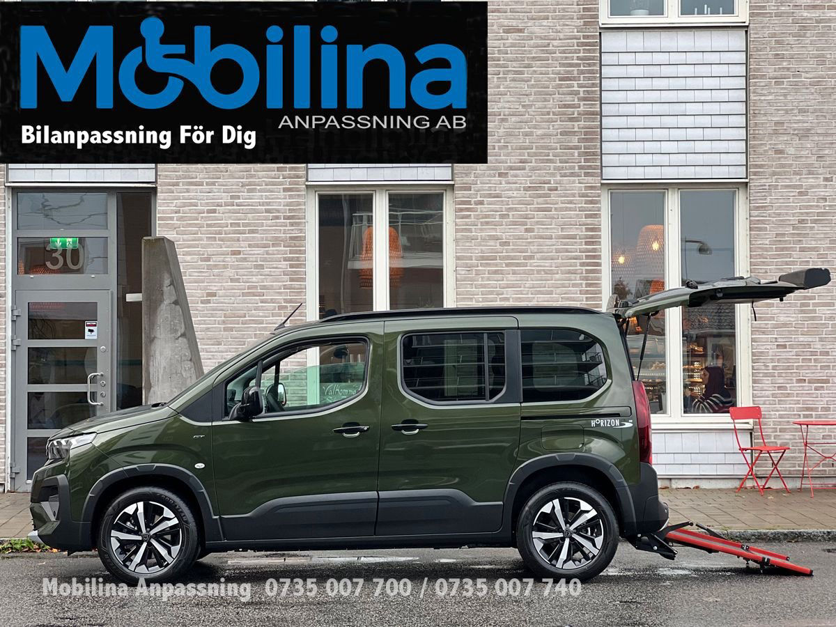 Peugeot Rifter Handikappanpassad Rullstolsbil