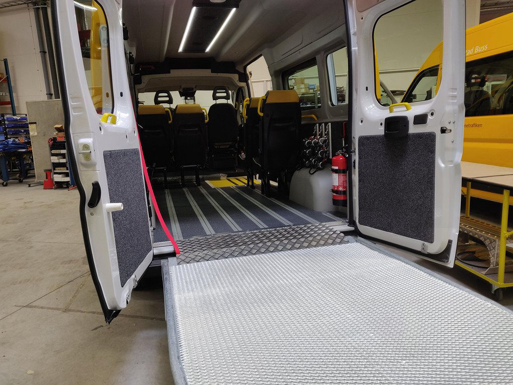 Fiat Ducato Färdtjänst Klass 2 CNG (Biogas) Höggolv 136hk M6