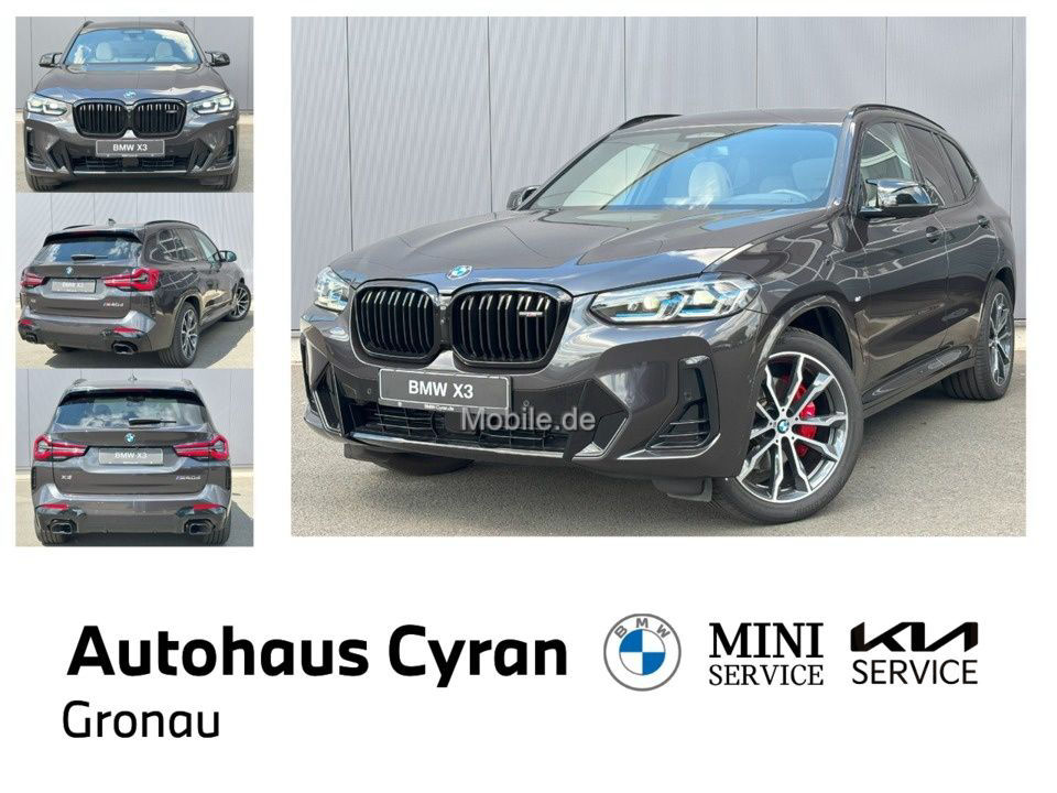 BMW X3 M40d PANO HUD ACC LEDER LASER AHK PAP APPLE