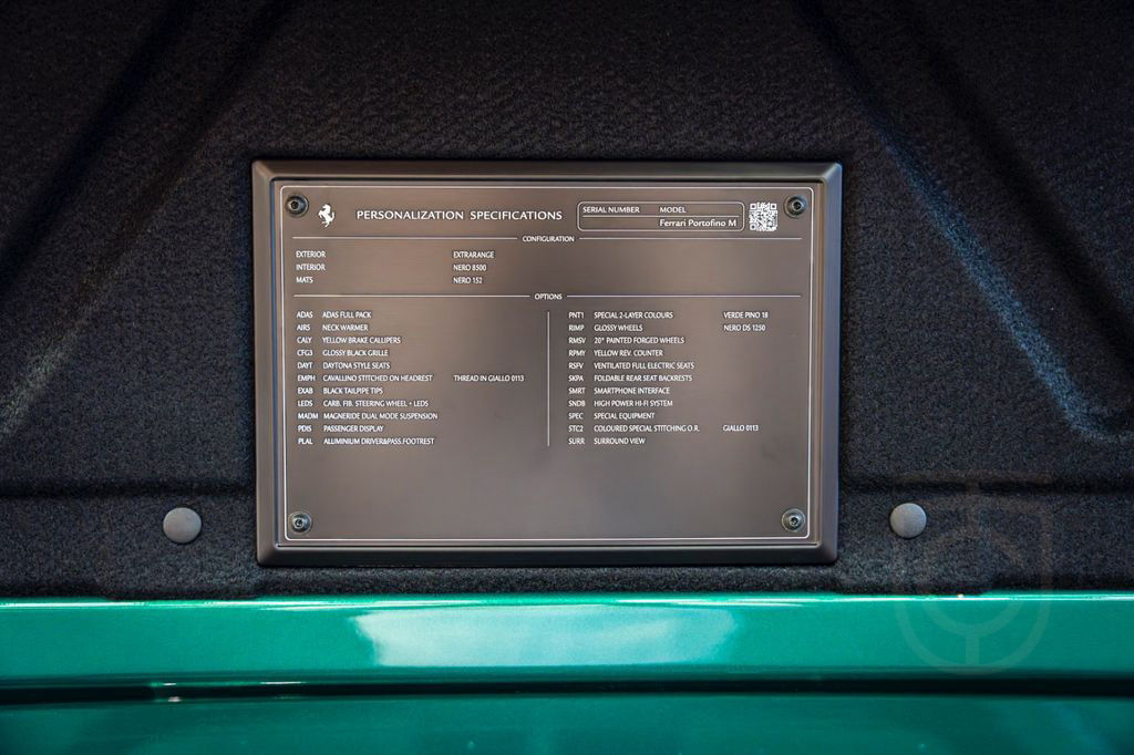 Ferrari PORTOFINO M * VERDE PINO * Disp.*Daytona*JBL*LED