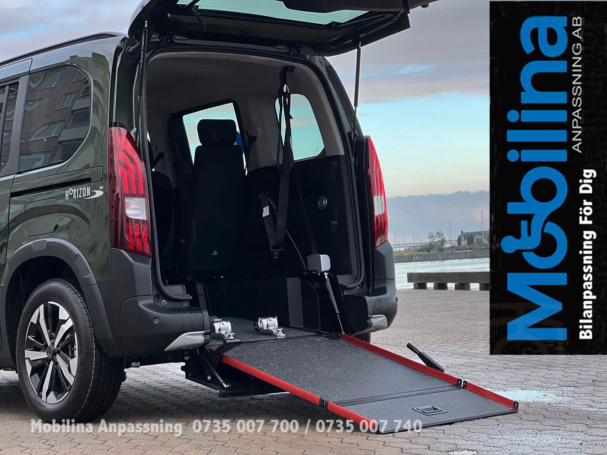 Peugeot Rifter Handikappanpassad Rullstolsbil