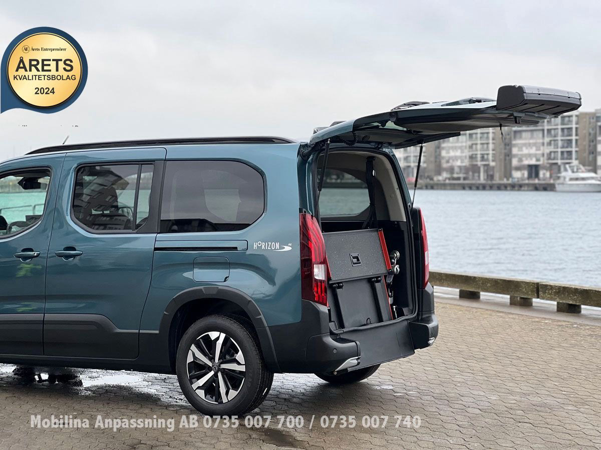 Peugeot Rifter handikappanpassad Leveransklar