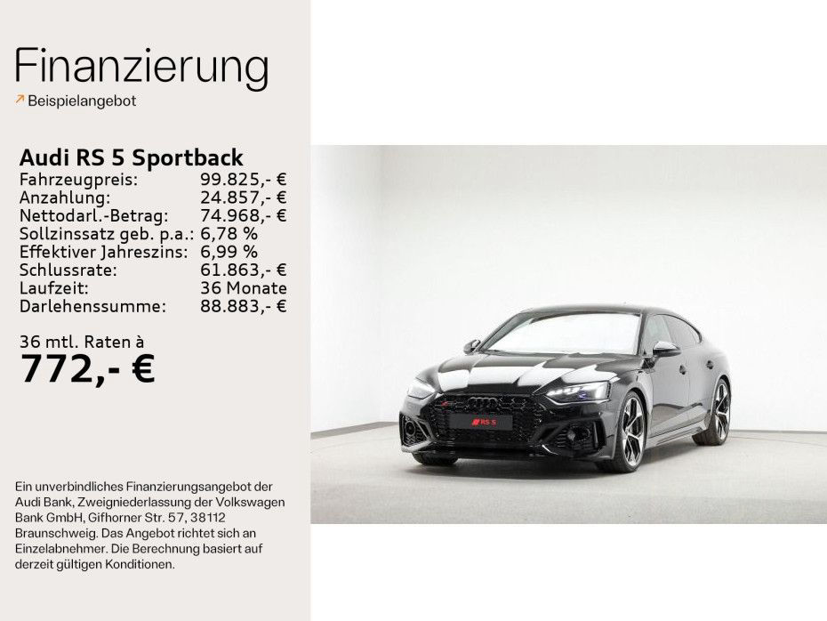 Audi RS 5 Sportback 331(450) kW(PS) HUP*KAMERAS*COMP*