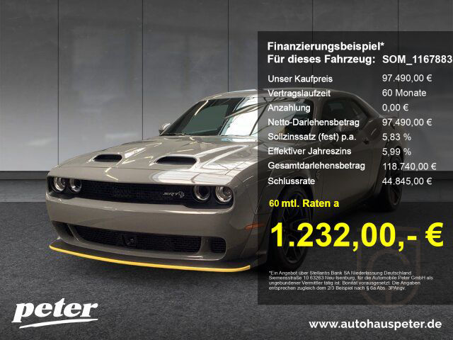 Dodge Challenger SRT Hellcat Jailbreak Widebody
