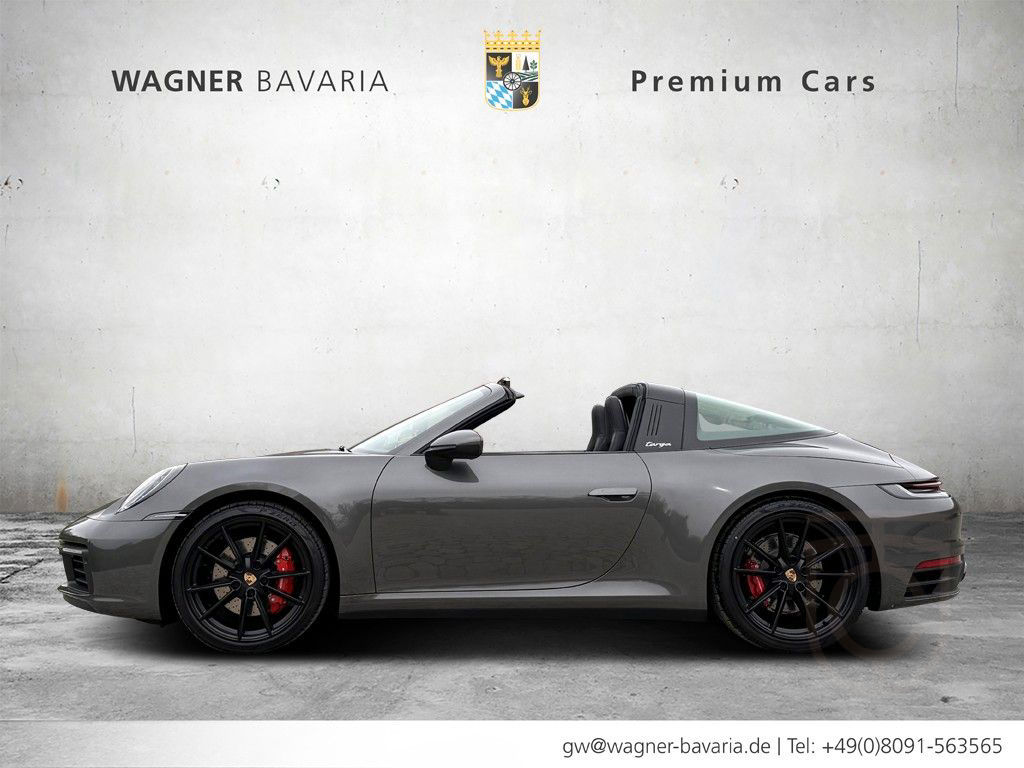 Porsche 992 911 Targa 4 S Tageszul achatgrau Top Komb