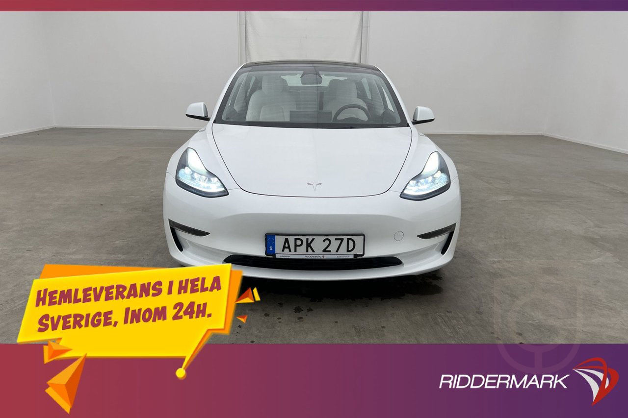Tesla Model 3 Long Range AWD Autopilot Ljus