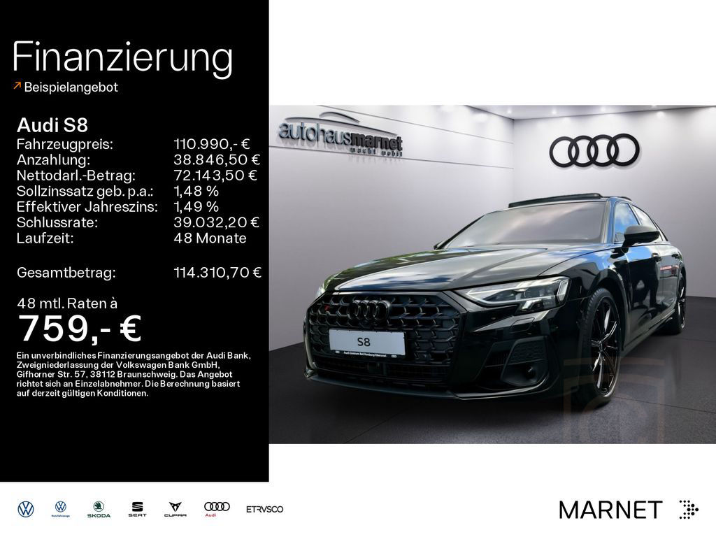 Audi S8 TFSI*Pano*Headup*Matrix*Standheizung*360Kamer
