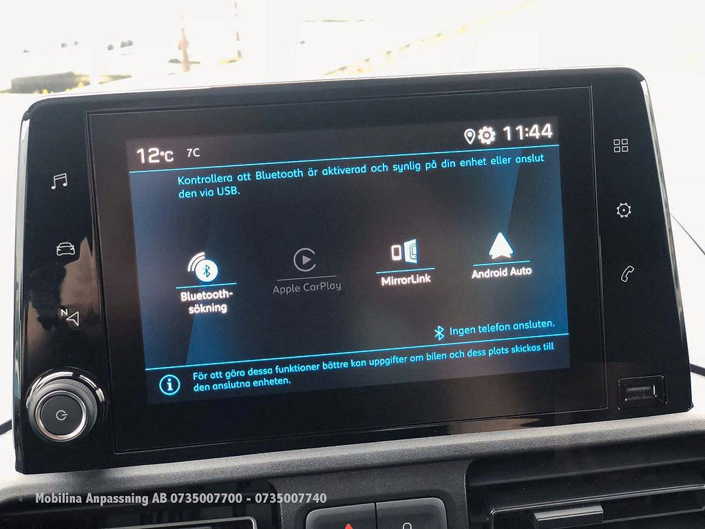 Peugeot Rifter Handikappanpassad Golvsänkt