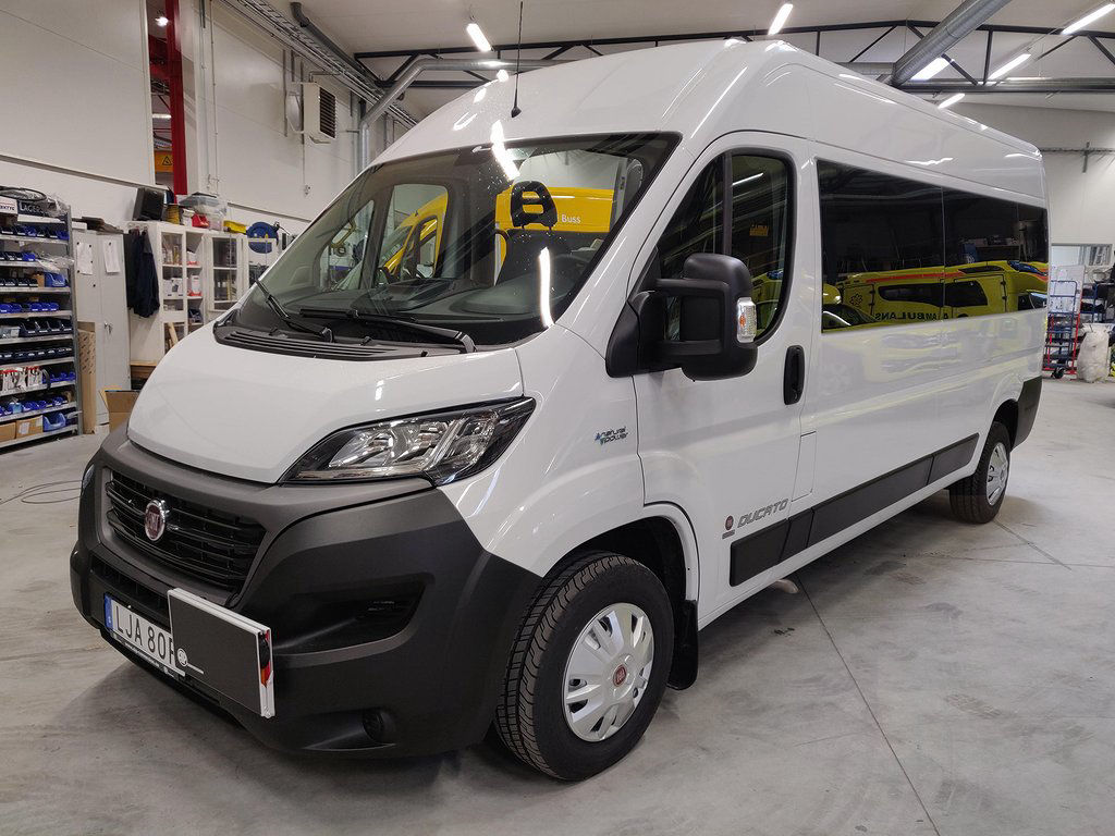 Fiat Ducato Färdtjänst Klass 2 CNG (Biogas) Höggolv 136hk M6