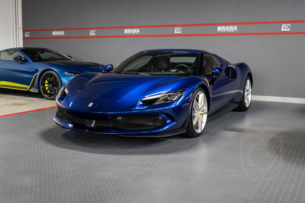Ferrari 296 GTB Blu Elettrico AFS 360° LIFT RACING-SEATS