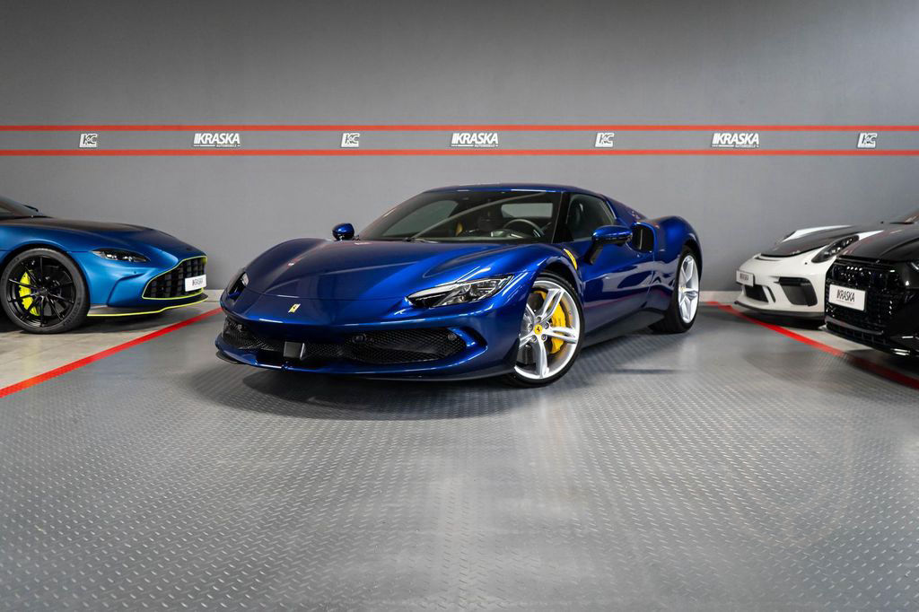 Ferrari 296 GTB Blu Elettrico AFS 360° LIFT RACING-SEATS