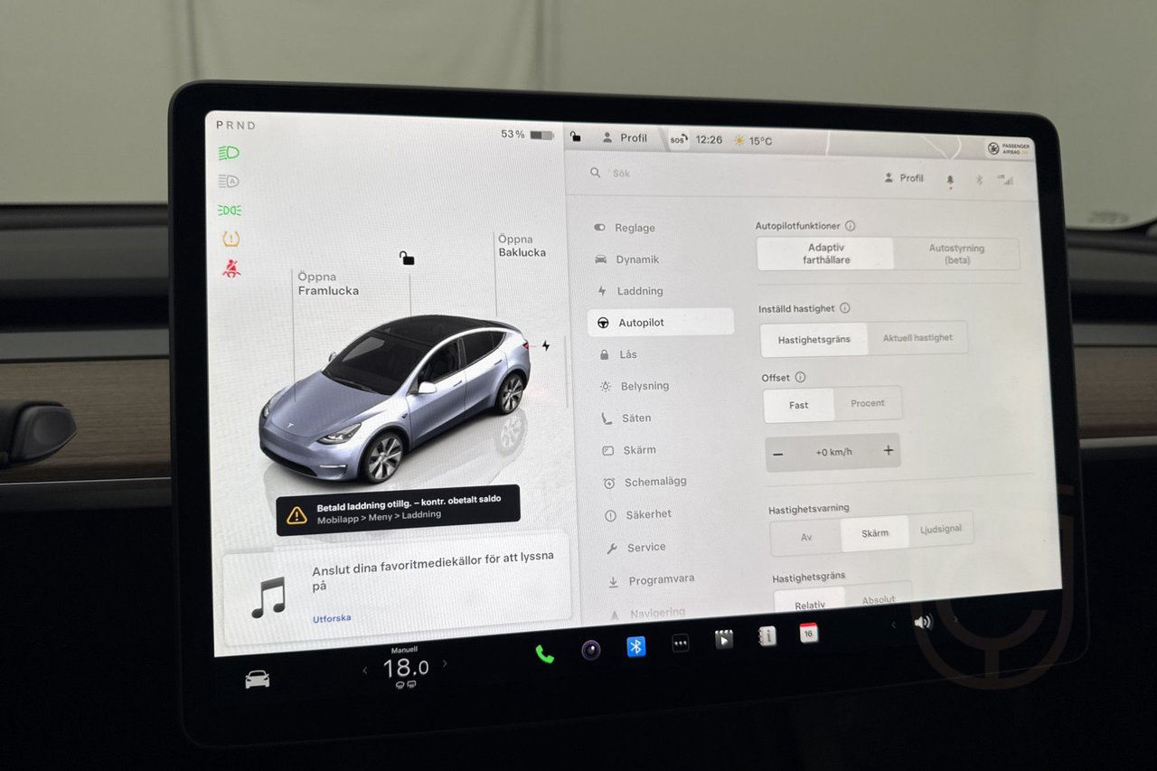 Tesla Model Y Long Range AWD Autopilot Pano