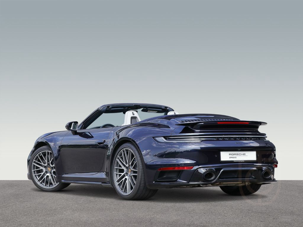 Porsche 992 911 Turbo S Cabrio Leder-crema Burmester