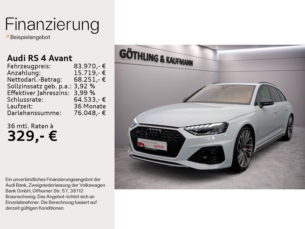 Audi RS 4 Avant*B&O*HUD*280 km/h*Pano*Matrix*Virtual*