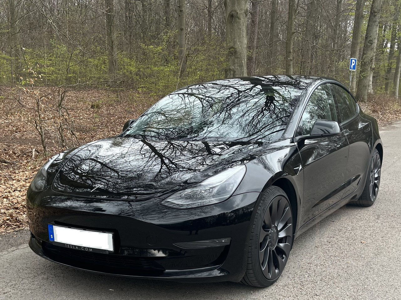 Tesla Model 3 PERFORMANCE Facelift All Black WLTP 567 km
