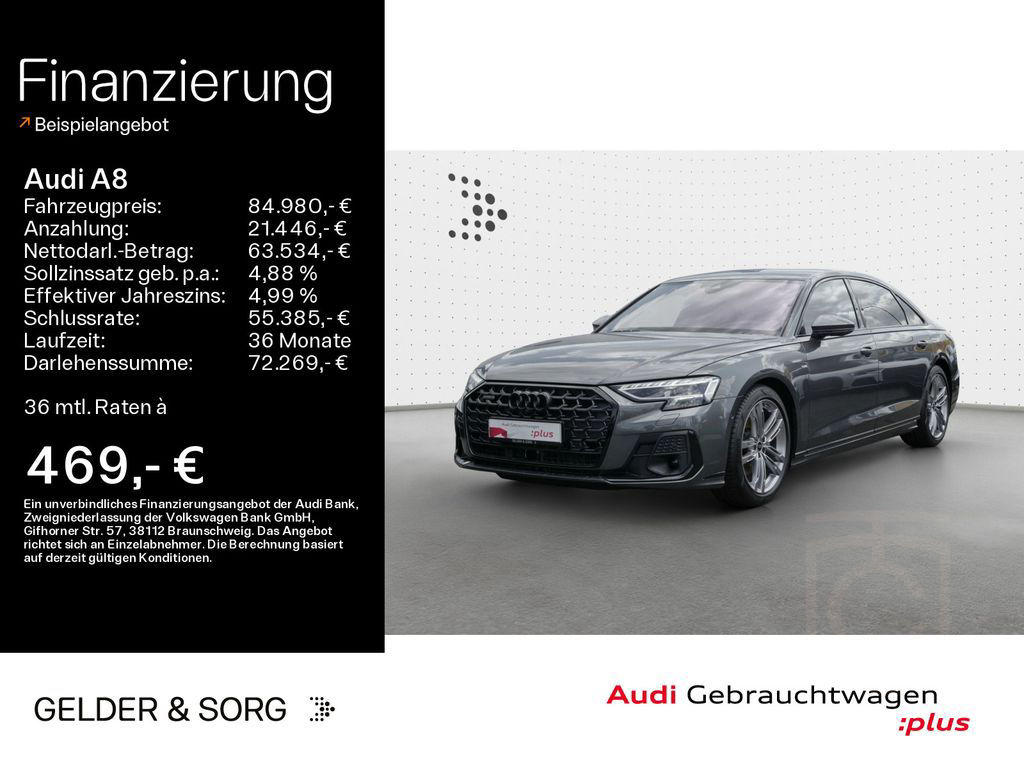 Audi A8 Lang 50 TDI qu. S line Stand*Air*B&O*Massage