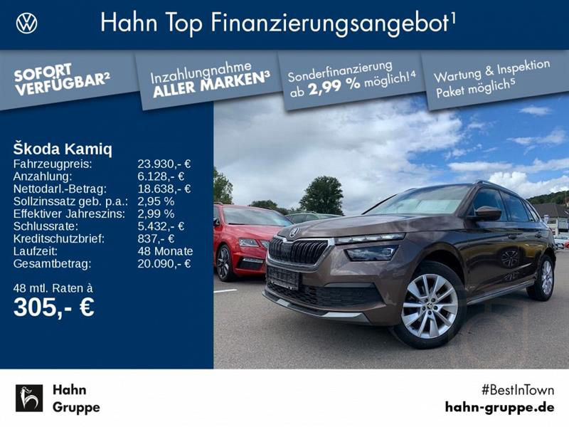 ŠKODA KAMIQ 1.6 TDI DSG Style LED Navi Kamera FSE ACC