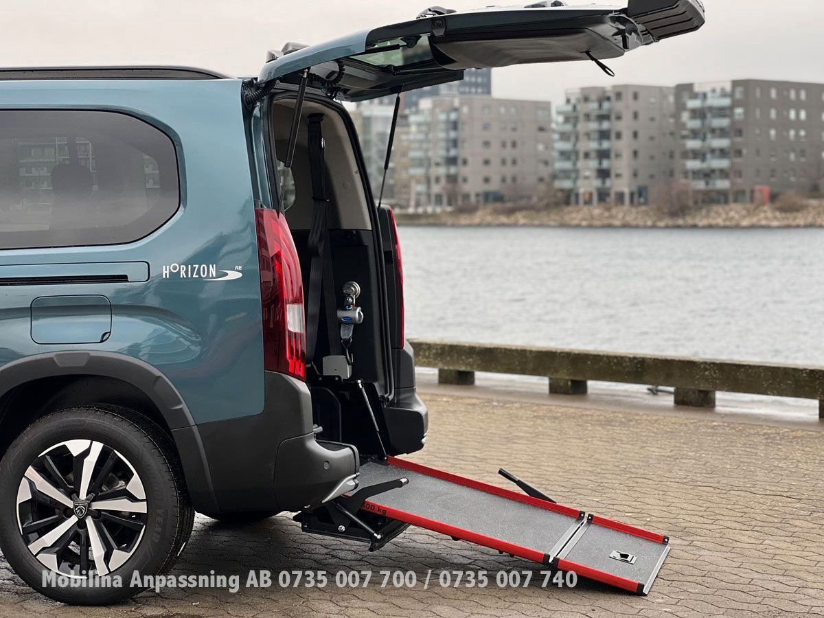 Peugeot Rifter Handikappanpassad Rullstolsbil