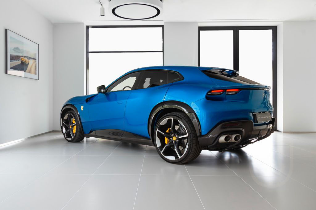 Ferrari Purosangue V12 DCT - Blu Corsa, Visual Carbon