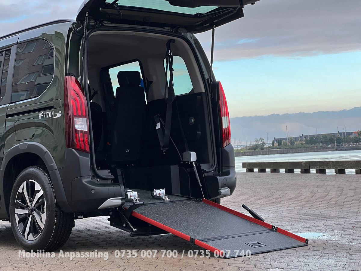 Peugeot Rifter Handikappanpassad Rullstolsbil