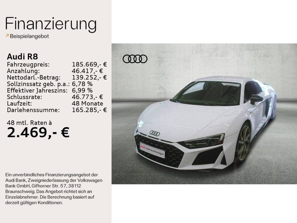Audi R8 Coupé V10 performance KERAMIK*MAGNETIC*B&O*20