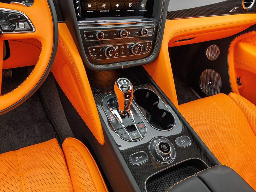 Bentley Bentayga S V8 / Mandarin - Lederfarbe