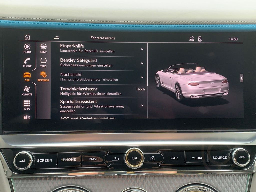 Bentley Continental GTC V8 Mulliner Blackline/Carbon/HUD