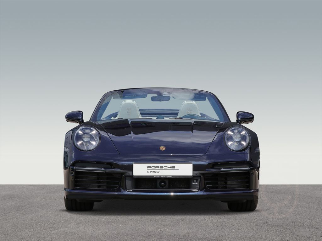 Porsche 992 911 Turbo S Cabrio Leder-crema Burmester