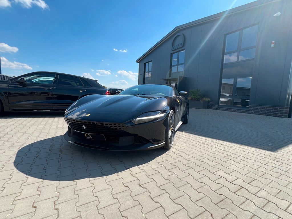 Ferrari Roma Black/Red Carbon LED Display