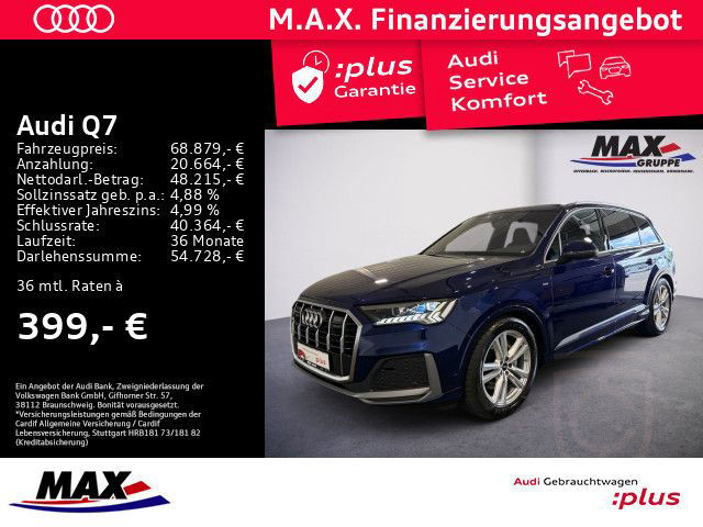 Audi Q7 50 TDI QUA S LINE 7-SITZER HD-MATRIX+AHK+PANO