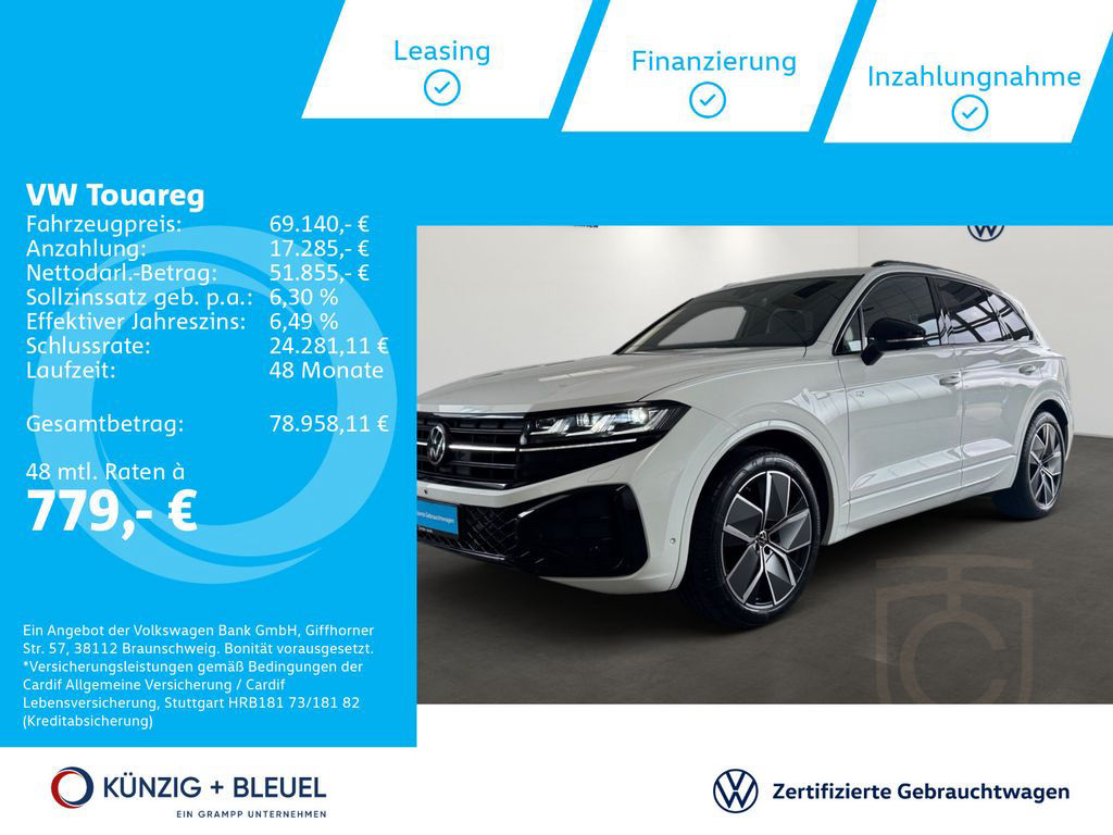 Volkswagen Touareg R-Line 3.0 TDI AHK Black 360 Nacht Luft