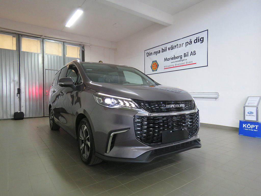 Maxus Euniq 7-Sitsig MPV 100% El-drift 356km Räckvidd WLTP