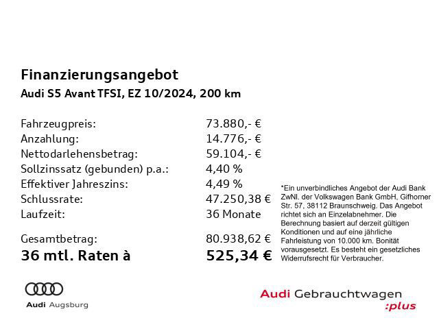 Audi S5 Avant TFSI *PANO*MATRIX*HdUp*VIRTUAL*B&O*20"*