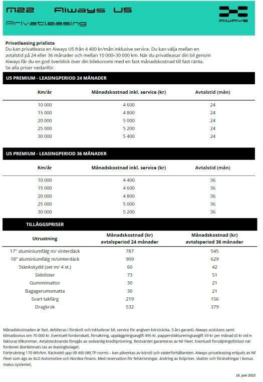 Aiways U5 Premium 400KM