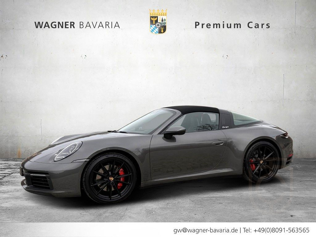 Porsche 992 911 Targa 4 S Tageszul achatgrau Top Komb