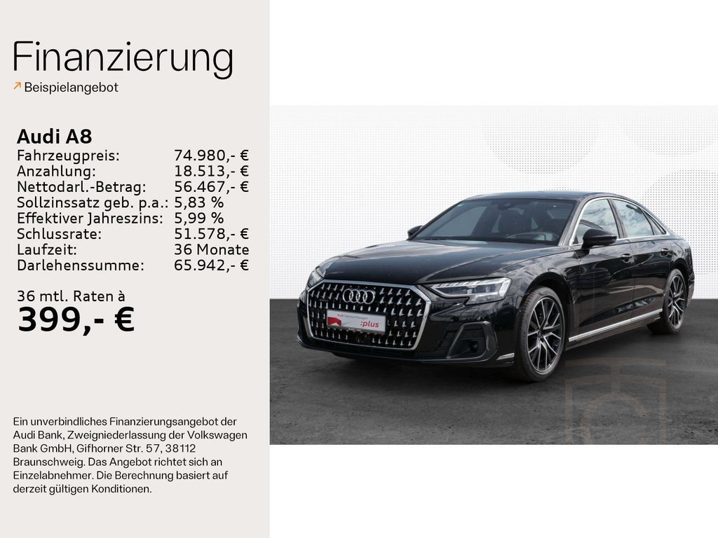 Audi A8 50 TDI quattro Pano*Massage*Air*Standh*360°
