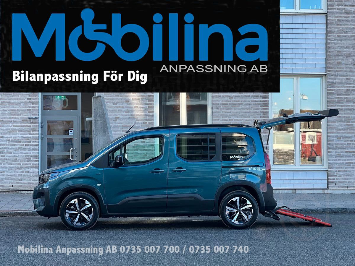 Peugeot Rifter Handikappanpassad Rullstolsbil