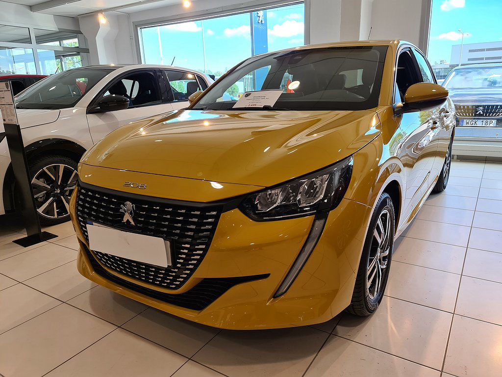 Peugeot 208 Edition 100hk AUT. Backkamera, Apple Carplay