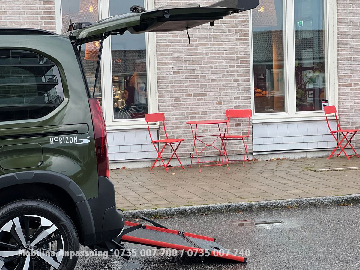 Peugeot Rifter Handikappanpassad Rullstolsbil