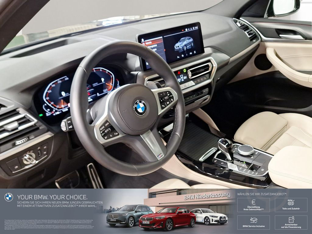 BMW X4 xDrive30d M Sport AHK LiveCockpitProf Laser